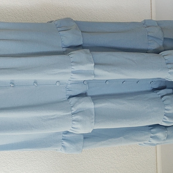 New Pretty Blue Maxi Dress Size S - Picture 5 of 8